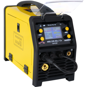 Półautomat spawalniczy MAGNUM MIG 220 ALU CU LCD