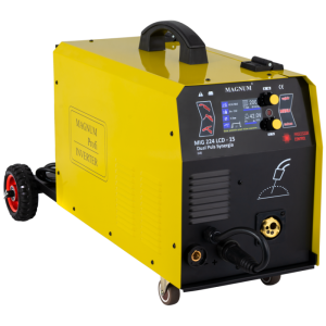 Półautomat spawalniczy MAGNUM MIG 224/15 DUAL PULS LCD podwozie