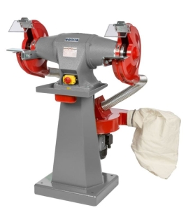 Przemysłowa szlifierka dwutarczowa żeliwna z odciągiem 2200W PROMA PROFI SA/6 + GRATISY