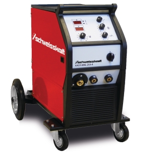 Spawarka MIG/MAG w osłonie gazów obojętnych SCHWEISSKRAFT EASY-MIG 253-4 + GRATISY