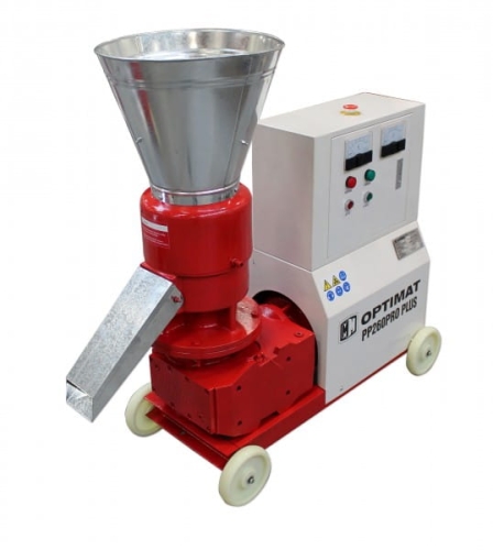 Przemysłowa Peleciarka Granulator Paszy Peletu OPTIMAT PP260PRO PLUS z Obudową 250kgh - Ø229 mm, peleciarki.jpg