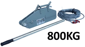 Wciągarka linowa uniwersalna 800kg 20M VIBER-SYSTEM WL800 + GRATISY