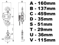 Łańcuchowa wciągarka hakowa 2000kg VIBER-SYSTEM H2000-2.png
