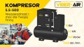 Sprężarka Śrubowa Kompresor powietrza śrubowy z osuszaczem VIBER-SYSTEM 5.5-500 5,5kW 500l 400V-14.webp