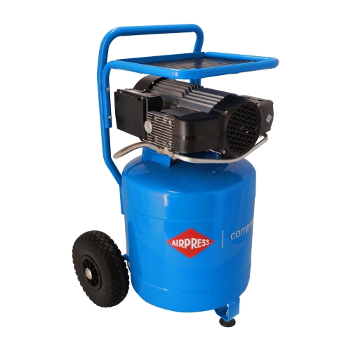 Cichy kompresor bezolejowy dwutłokowy pionowy LMVO 50-300 AIRPRESS 10 bar 2 KM1.5 kW 230 lmin 50 l.jpg