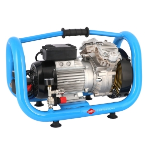 Mały kompresor bezolejowy dwutłokowy LMO 5-380 AIRPRESS 10 bar 2 KM/1.5 kW 304 l/min 5 l cichy