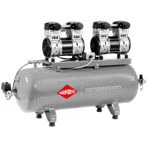 Cichy kompresor bezolejowy LMO 196X2-100 AIRPRESS 8 bar 3.2 KM2.4 kW 240 lmin 100 l.png