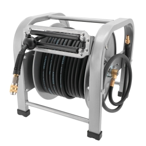 Wąż pneumatyczny na bębnie automatyczny podłogowy 1/4" AIRPRESS 30 m 10 x 16 mm 20 bar