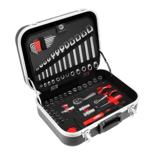 Walizka narzędziowa z zestawem narzędzi AIRPRESS - 106 elementów