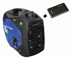 Zestaw agregat prądotwórczy inwertorowy Euro 5 z rozrusznikiem ADLER 230V + MINI 400 AD-2200S/PLUS