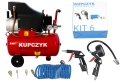 Kompresor Sprężarka 24 Litry KUPCZYK FLG-24 zestaw.jpg