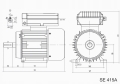 Silnik elektryczny KUPCZYK 2,2 KW 3,0 KM 1faza 230V 2800RPM zwoje miedziane-7.jpg