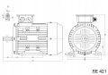 Silnik elektryczny KUPCZYK 7,5 KW 10 KM 3-fazy 400V 2850RPM zwoje miedziane-7.jpg