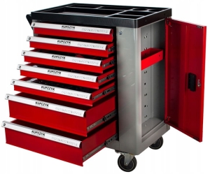 Wózek warsztatowy KUPCZYK z wyposażeniem 196 elementów