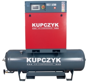 Kompresor śrubowy KUPCZYK KKS 7,5/300 800 l/min