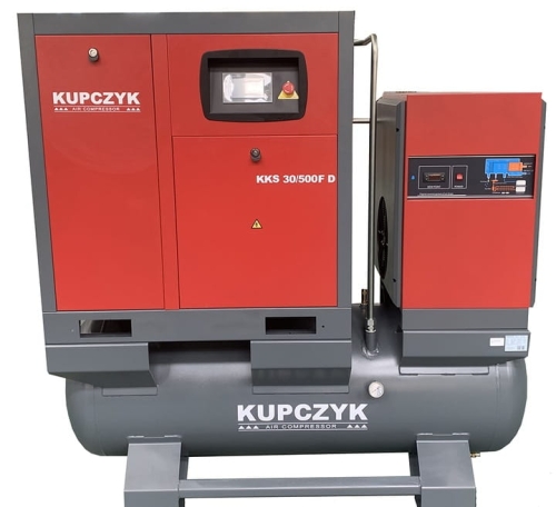 Kompresor śrubowy KUPCZYK KKS 30500 FD 3000 lmin 22 KW falownik osuszacz.jpg