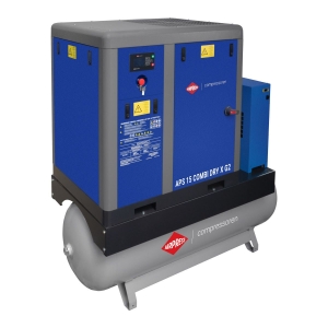 Kompresor śrubowy APS 15 Combi Dry X G2 AIRPRESS 10 bar 15 KM/11 kW 1440 l/min 500 l