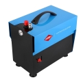 Mały kompresor bezolejowy dwutłokowy AIRPRESS L 5-210 10 bar 0.75 KM0.55 kW 168 lmin 5 l cichy-7.jpg