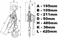 Łańcuchowa wciągarka hakowa VIBER-SYSTEM WH3200 3000kg 3t-3.jpg