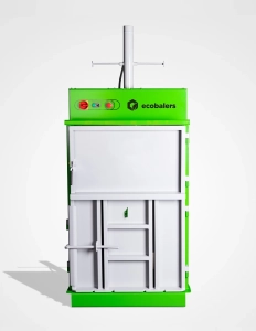 Mała belownica do kartonu i folii ECOBALERS VB60 – bela 60kg