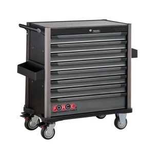 Wózek narzędziowy FORCE 437 narzędzi 8 szuflad 10318-437