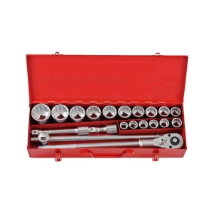 Zestaw 3/4” FORCE 12-kątny 20 elementów 6201