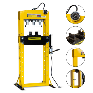 Warsztatowa prasa hydrauliczna VIBER-SYSTEM WP30 – 30 ton | pneumatyczno-ręczna, spawana konstrukcja