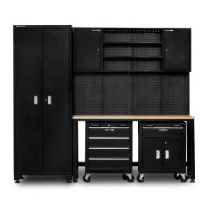 Zestaw modułowych mebli warsztatowych z szafkami jezdnymi VIBER-SYSTEM SZ102