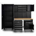 Zestaw modułowych mebli warsztatowych z szafkami jezdnymi VIBER-SYSTEM SZ102-2.webp
