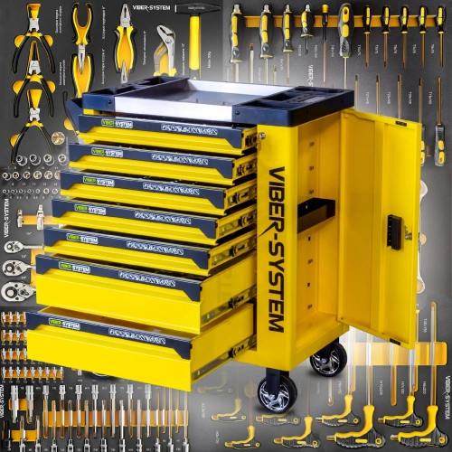 Szafka narzędziowa VIBER-SYSTEM SZN254 wózek warsztatowy z wyposażeniem 253 elementy-2.webp