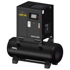 Kompresor śrubowy z falownikiem VIBER-AIR INV5.5-400 5,5 kW 360L 400V