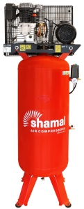 Sprężarka tłokowa kompresor SHAMAL FTV 340/150 K18 2.2kW 400V 10 bar pionowy zbiornik