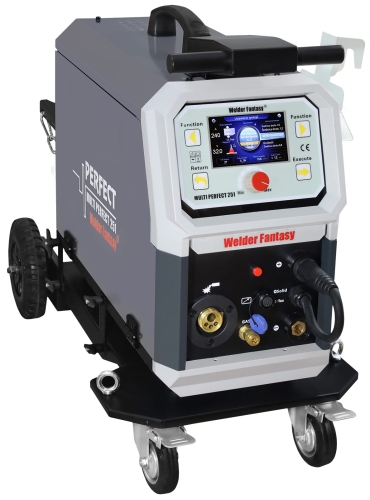 Półautomat spawalniczy 4w1 WELDER FANTASY multi perfect bi-pulse 251 4x4 MIGMAGpulspodwójny pulsFCAWMMATIG ACDC HF 230V.jpg