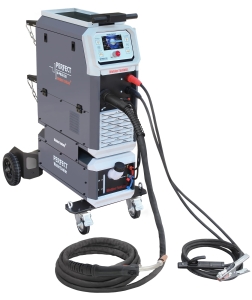 Półautomat spawalniczy WELDER FANTASY PERFECT BI-PULSE 351 chłodnica 4x4 MIG/MAG/synergia/puls/podwójny puls/lutospawanie/MMA 400V HOT