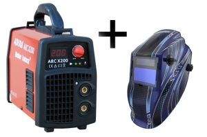 Spawarka ARC MMA WELDER FANTASY ADORE X/200 IGBT + przyłbica TECMEN T-700