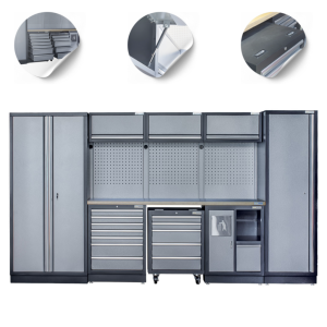 Zestaw modułowych mebli warsztatowych garażowych VIBER-SYSTEM OPCJA 3