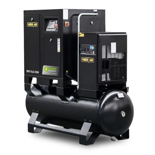 Sprężarka śrubowa VIBER-AIR INV18.5-500 osuszacz falownik 18,5kW 2200lmin 400V.webp