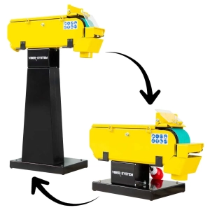 Szlifierka taśmowa do metalu z podstawą VIBER-SYSTEM MSM100SEMI 230V