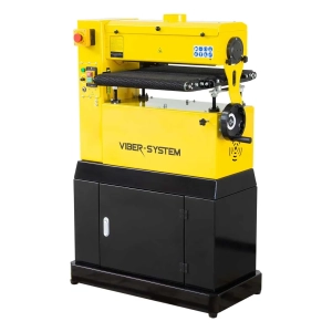 Szlifierka walcowa bębnowa VIBER-SYSTEM ZS460M 3kW 230V; Przelotowa szlifierka do metalu i drewna 460 mm, posuw 0–4 m/min