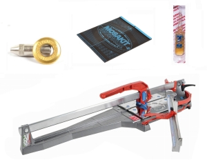 Maszyna do cięcia płytek MONTOLIT Masterpiuma 93P3 + kółko tytanowe + mata + fiolka z olejem - ZESTAW #1