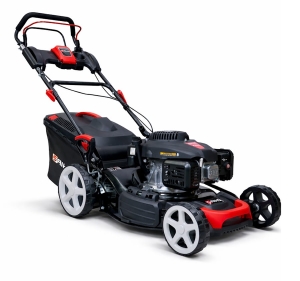 Kosiarka spalinowa SAIKO SKT 460 N LC166 z napędem i koszem