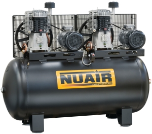 Kompresor olejowy NUAIR N7UN801NUA 500l Pompa NB7 400V 7,5+7,5Hp/5,5+5,5kW 11 bar 