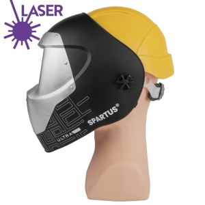 Przyłbica do spawania laserowego SPARTUS Ultra VX27 z kaskiem i adapterem 080-05-VX27K