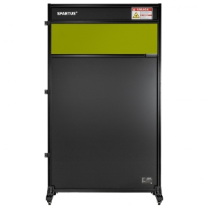Drzwi kurtyna 1100x2000 z podglądem do zabudowy stanowisk laserowych SPARTUS SP050-50-110VD