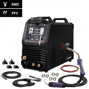 XPro MIG 260 DUAL PULSE pakiet SPARTUS XPROMIG260DP-PAK-24-3