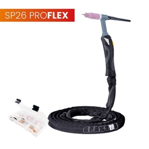 Uchwyt TIG 26, 4m, seria ProFLEX, 1B, pakiet U, przyłącze pasujące do KEMPPI® SPARTUS SPP26-4-SRP1B-U-2KMP