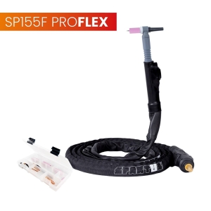 Uchwyt TIG 155F z główką SP9-70, 4m, seria ProFLEX, 1F, pakiet U, przyłącze pasujące do FALTIG® SPARTUS SPP155FA-4-SW1F-U-1FAL
