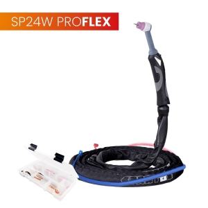 Uchwyt TIG 24W, 4m, seria ProFLEX, mini 1B, pakiet U, przyłącze pasujące do FRONIUS® SPARTUS SPP24W-4-mSRP1B-U-2FRO