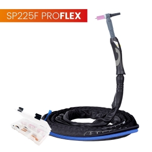 Uchwyt TIG 225F z główką SP9-70, 4m, seria ProFLEX, mini 1B, pakiet U, przyłącze pasujące do FRONIUS® SPARTUS SPP225FA-4-mSRP1B-U-1FRO