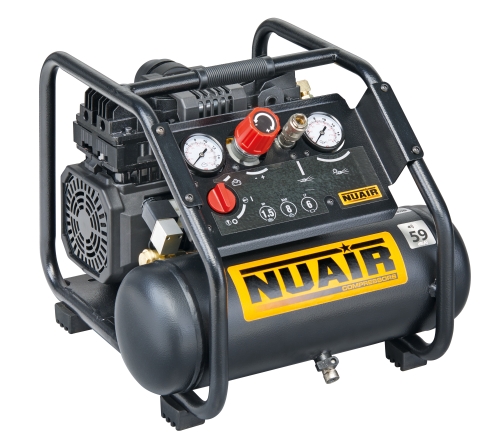 Cichy kompresor bezolejowy NUAIR B2BR304NUA 6l Pompa OL150TB 230V 1,5Hp/1,1 kW 8 bar.jpg